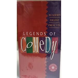 Readers Digest Presents Legends of Comedy 3 VHS Tapes Box Set The 20's Thru 60's